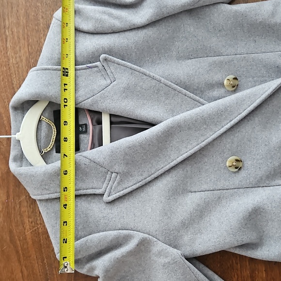 J crew wool and cashmere top coat - Picture 9 of 10